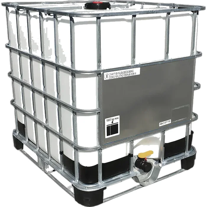IBC tote 1000 L palette acier